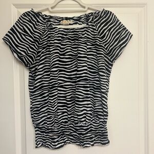 MICHAEL Michael Kors Zebra Print Top